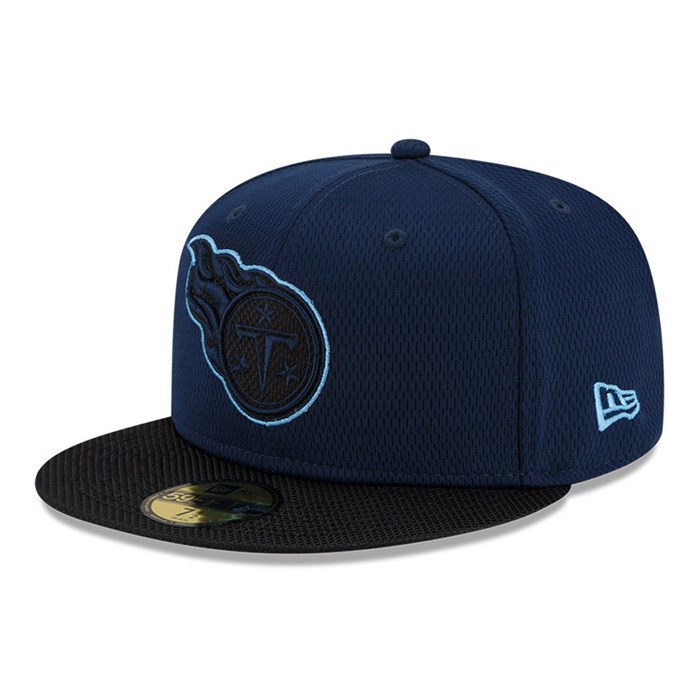 Tennessee Titans NFL Sideline Road 59FIFTY Lippis Sininen - New Era Lippikset Suomi FI-169348